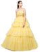 Dresstells Long Prom Dress Quinceanera Strapless Organza Ball Gown with Flowers
