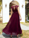 DRESSTELLS Formal Bridesmaid Lace Dress, Women's Maxi Gown for Wedding/Prom