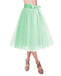 Knee Length Tulle Skirt Tutu Skirt Evening Party Gown Prom Formal Skirts