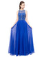 Dresstells Long Prom Dress Chiffon Evening Party Gown with Beadings