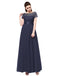 Dresstells Long Bridesmaid Dress lllusion Lace Evening Gown Prom Party Dress