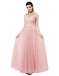 Dresstells Long Bridesmaid Dress Ruched Evening Gown Prom Party Beading Dress