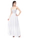 Dresstells Long Prom Dress Chiffon Bridesmaid Dress Cutout Back Beaded Evening Party Gowns