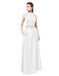 Dresstells Long Prom Dress Two Pieces Satin Evening Gown Beading Dress