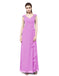 Dresstells Long Bridesmaid Dress Ruffle Evening Gown Ruched Prom Party Dress