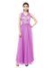 Dresstells Long Bridesmaid Dress Applique Evening Gown Prom Party Dress