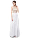 Dresstells Long Prom Party Dress IIIusion Evening Gown Beading Dress